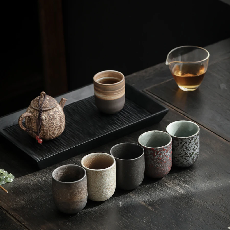 Japanese Healthy Lifestyle - New Vintage Ceramics Cups Japanese Stoneware