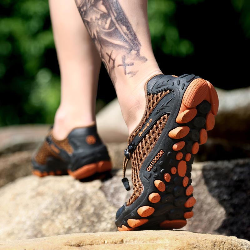 Japanese People Lifestyle - trekking mountain mens sports shoes basket
