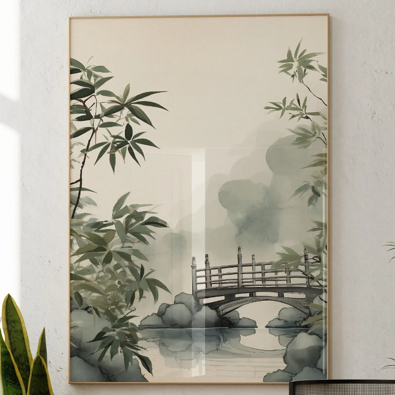 Japandi Wall Art Minimal Botan - Japanese Minimalist Lifestyle avis et prix