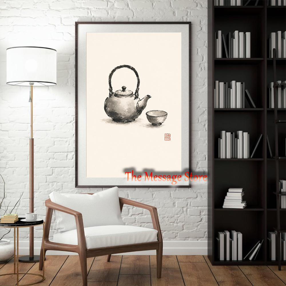 Japanese Teapot Art Minimalist - Japanese Minimalist Lifestyle avis et prix