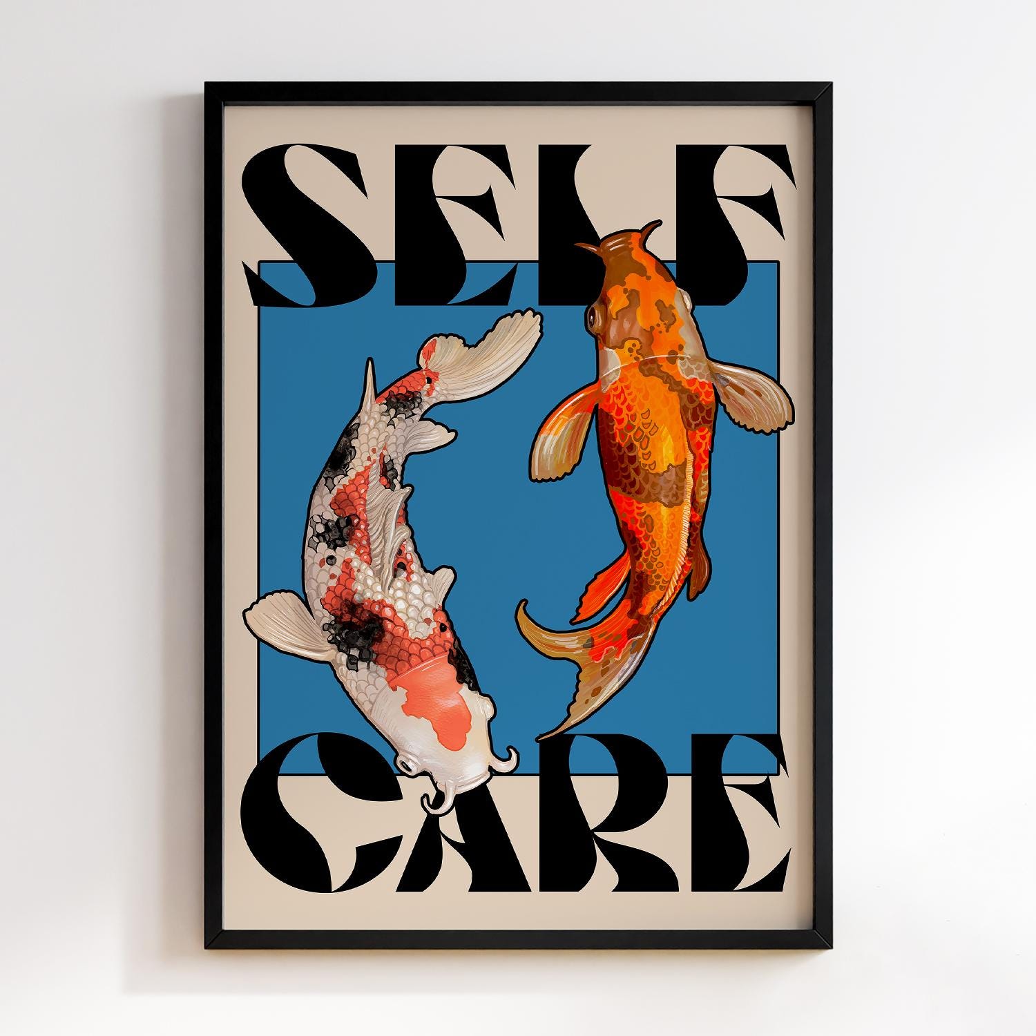 Koi Fish Poster Yayoi Kusama I - Japanese Minimalist Lifestyle avis et prix