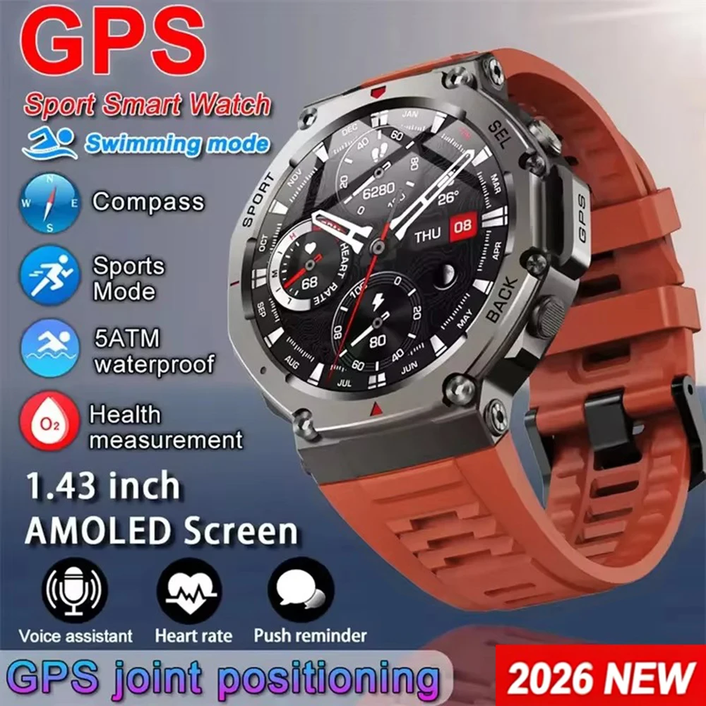 Men's Smart Watch GPS AMOLED T - Japanese Active Lifestyle avis et prix