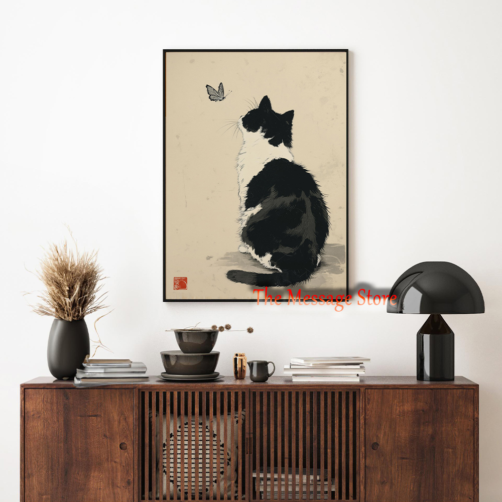 Black Cow Cat Japanese Minimal - Japanese Minimalist Lifestyle avis et prix