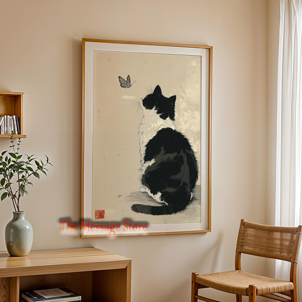 Black Cow Cat Japanese Minimal - Japanese Minimalist Lifestyle avis et prix