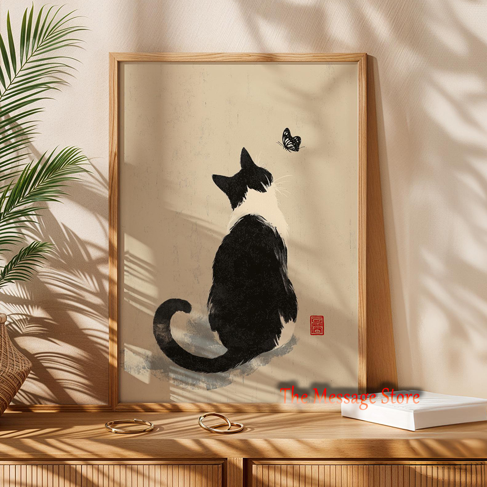 Black Cow Cat Japanese Minimal - Japanese Minimalist Lifestyle avis et prix
