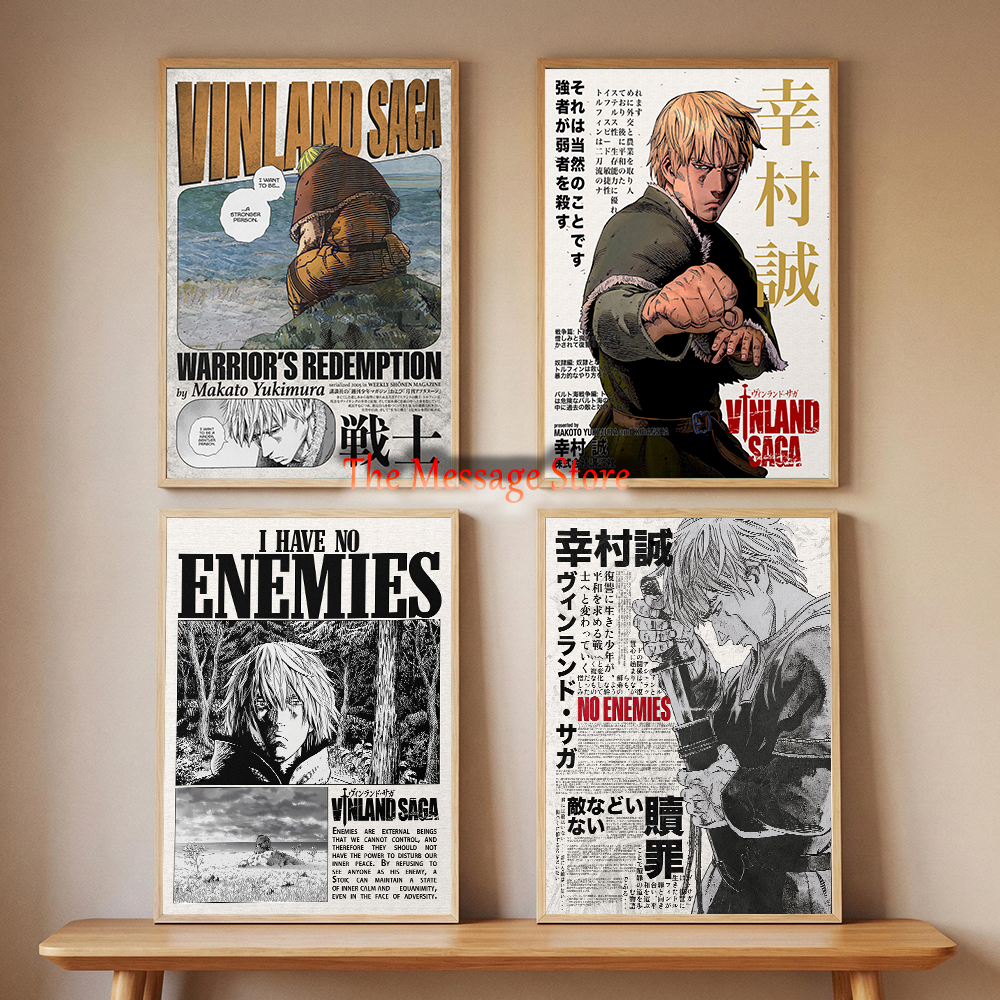 Vinland Saga Anime Manga Poste - Japanese Minimalist Lifestyle avis et prix