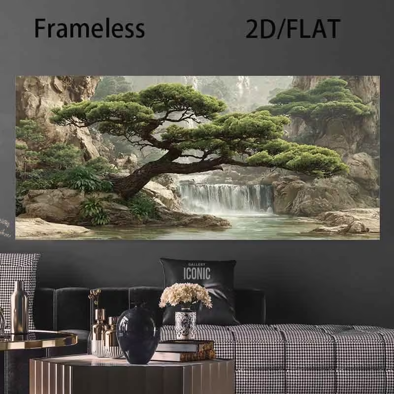 1pc Large Frameless Modern Min - Japanese Minimalist Lifestyle avis et prix
