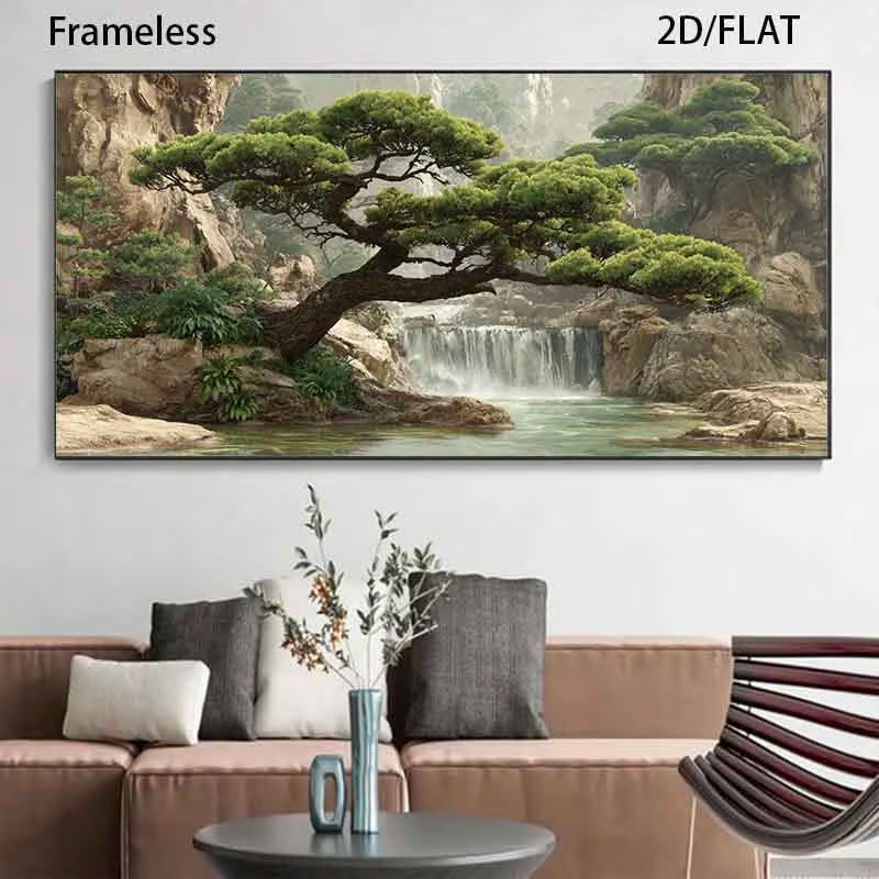 1pc Large Frameless Modern Min - Japanese Minimalist Lifestyle avis et prix