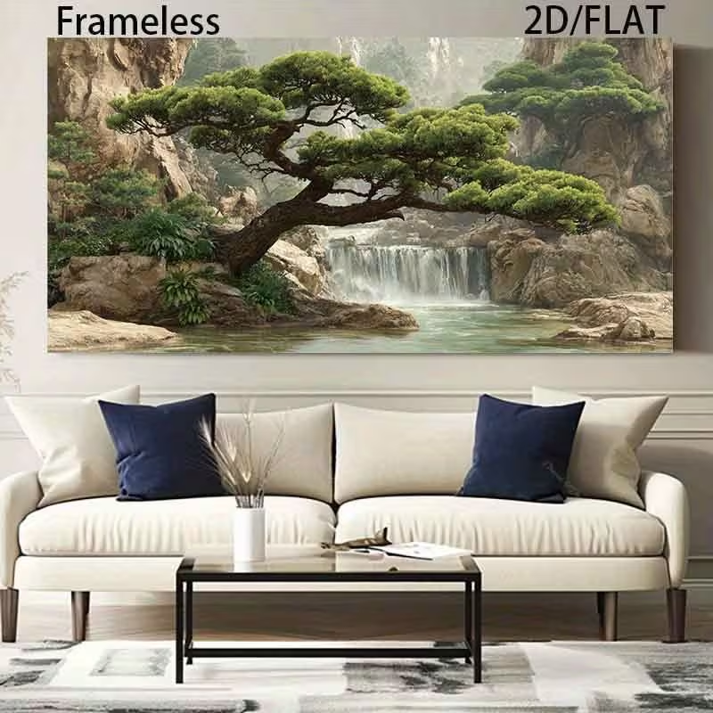1pc Large Frameless Modern Min - Japanese Minimalist Lifestyle avis et prix