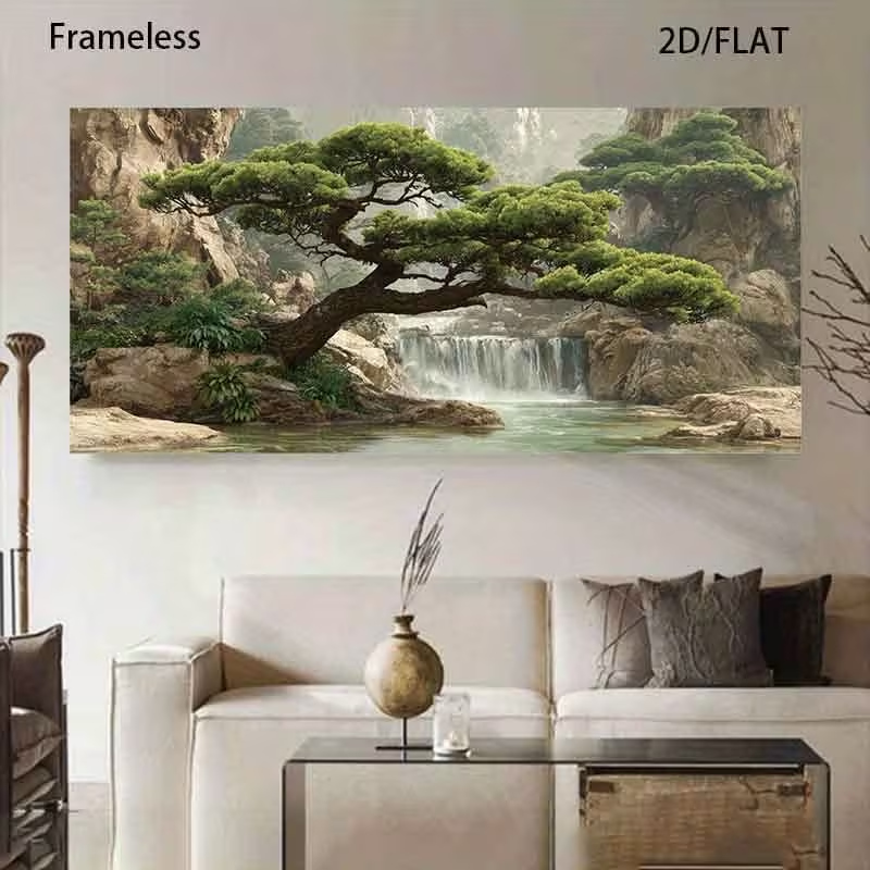 1pc Large Frameless Modern Min - Japanese Minimalist Lifestyle avis et prix
