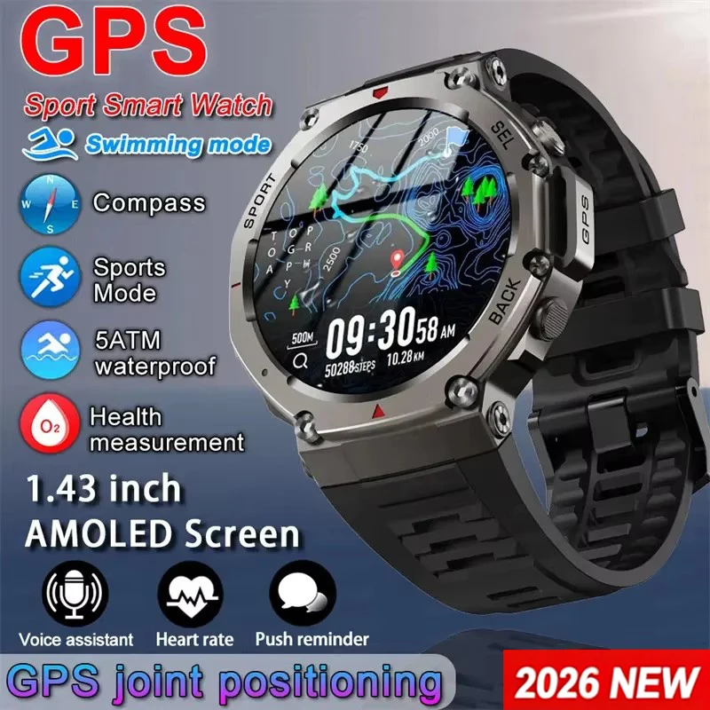 Men's Smart Watch GPS AMOLED T - Japanese Active Lifestyle avis et prix