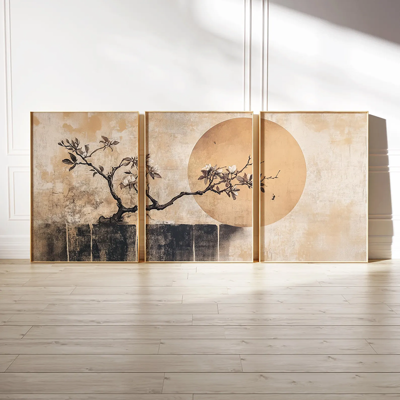 3PCS Minimalist Japandi Wall A - Japanese Minimalist Lifestyle avis et prix