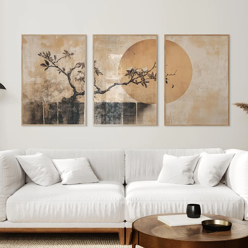 3PCS Minimalist Japandi Wall A - Japanese Minimalist Lifestyle avis et prix